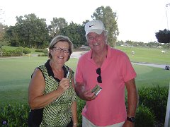 Gaetane Loignon et Yvon Pelletier gagnant droit de jeux
